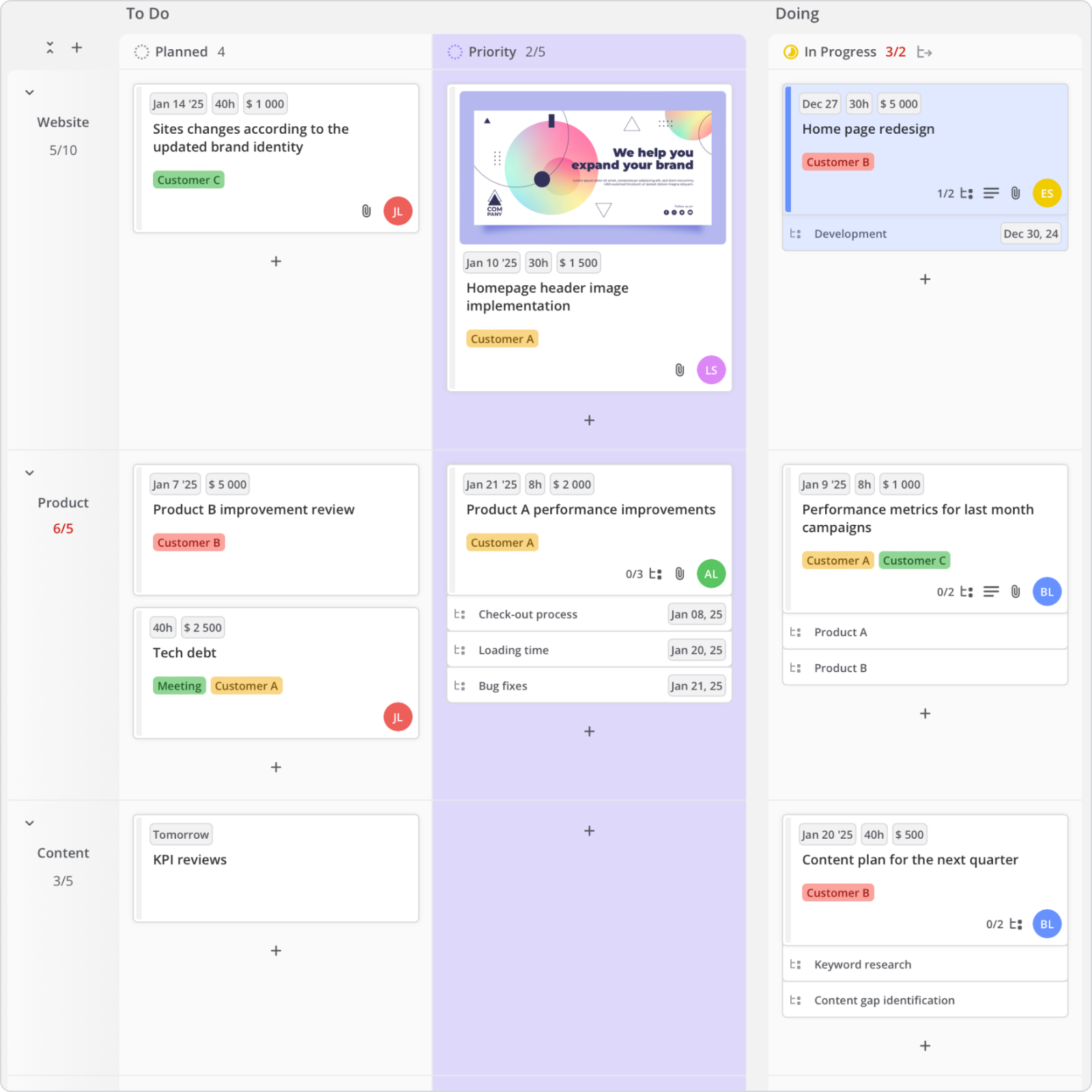 Project Management for Defense and Space 13 kanban board software development Mobile