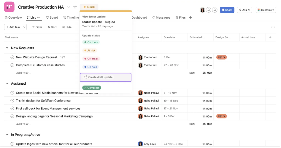 10 Best AI Tools for Project Management: Latest Reviews 6 Asana AI